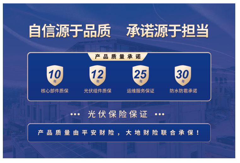 新型防水光伏直接取代屋顶，不打一滴胶，平生防水、美观大气，还能发电赢利！