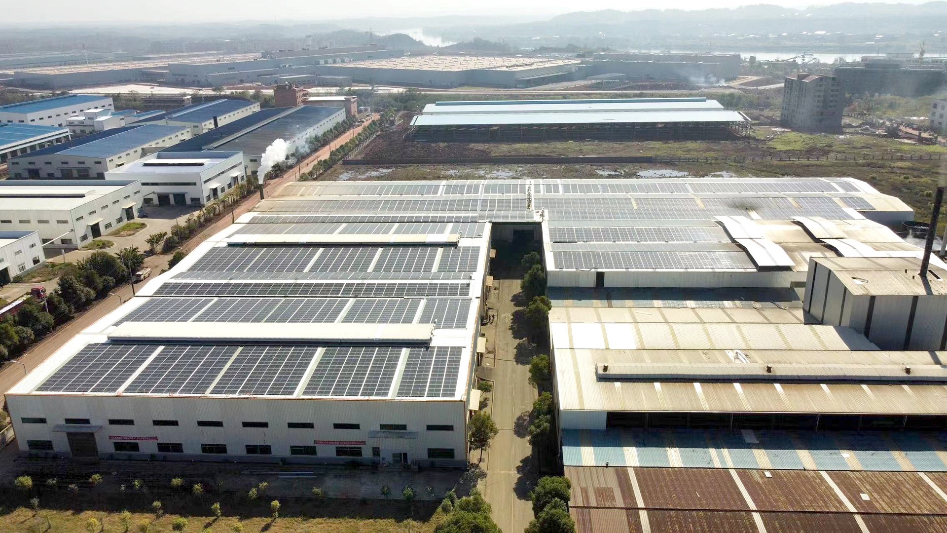 快讯｜企业光伏增容333.58千瓦！万利官网绿能承建湖南顺隆工贸易光伏电站二期开工